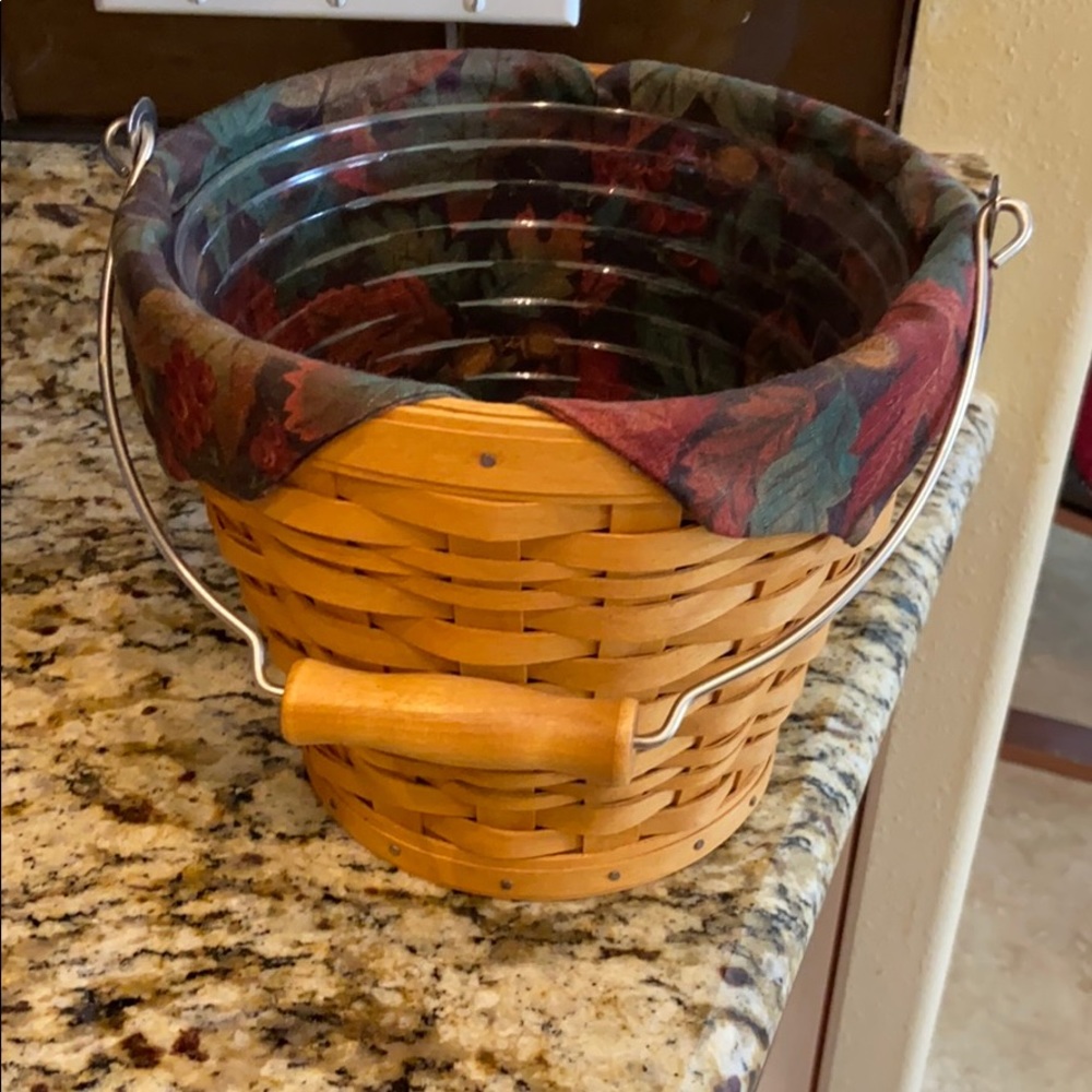 2002 Longaberger Autumn Pail